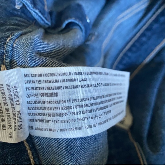 Abercrombie Kids Cotton Denim Button-Front Skirt - Picture 6 of 6